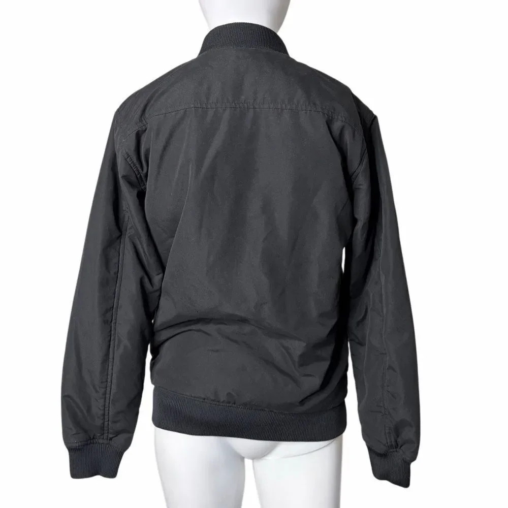 Old Navy Classic Black Kids Bomber Jacket Size XL